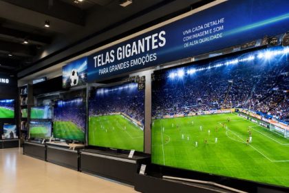 O Mercado de TVs e a Estratégia das Telas Gigantes para os Grandes Eventos Esportivos