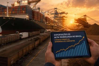 Exportações de Alta Tecnologia no Brasil e o Desafio Crônico da Dependência de Commodities